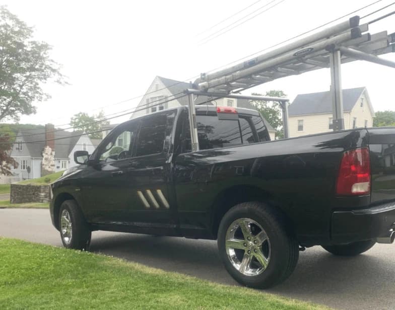 Fleet vehicle cleaning service being performed by Streetsboro Power Washing in Streetsboro